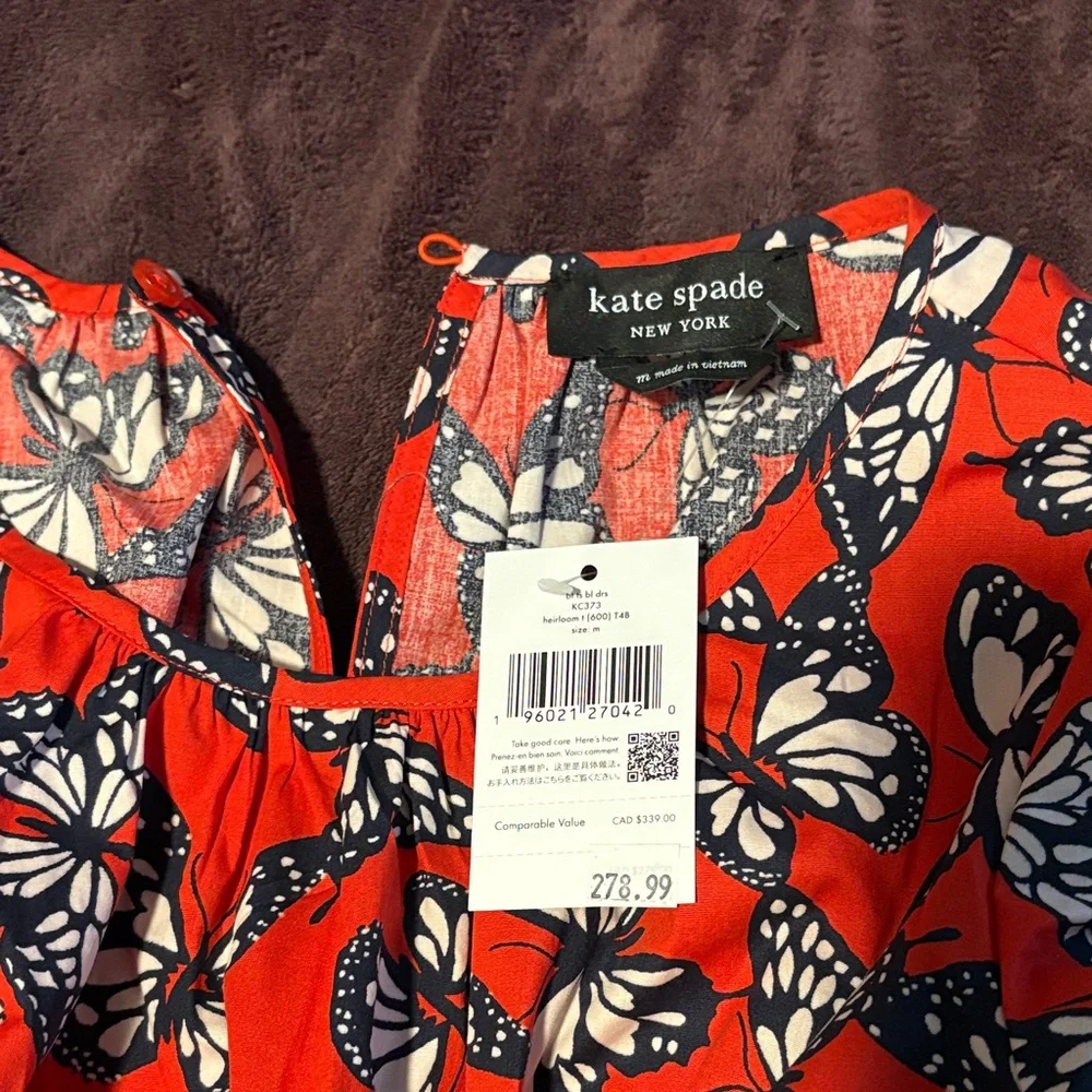 Kate Spade Butterfly 🦋 Print Blake Dress - Picture 2 of 7